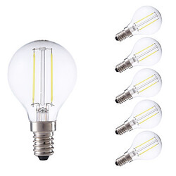 Warm White E14 Cool White Cob P45 Ac 220-240 V 6 Pcs Led Filament Bulbs