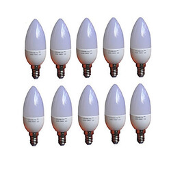 Ac 220-240 V 10 Pcs Smd Led Warm White Candle Light 4w