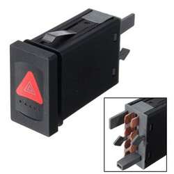 VW Passat Switch Button Hazard Warning Indicator Light Relay