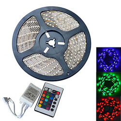 Dc12v Waterproof Smd 24key Remote Controller Rgb 5m Led Strip Light