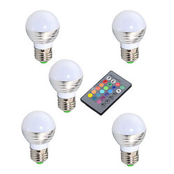 E26/e27 Led Globe Bulbs E14 Sensor Decorative High Power Led Remote 3w A50