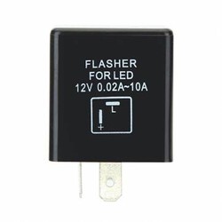 Decoder Load Hyper Flash Equalizers Blinker 2 Pin Fix LED Flasher Relay Car Turn Signal