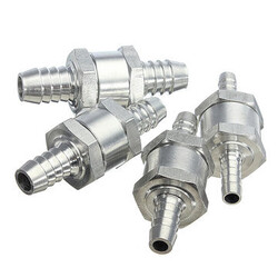 Aluminium Fuel Non Return Check Valve One Way Petrol Diesel