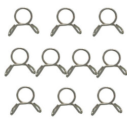 Clamp Motorcycle Boat ATVs Scooter 7mm Clip 10pcs Fuel Line Hose Tubing Spring